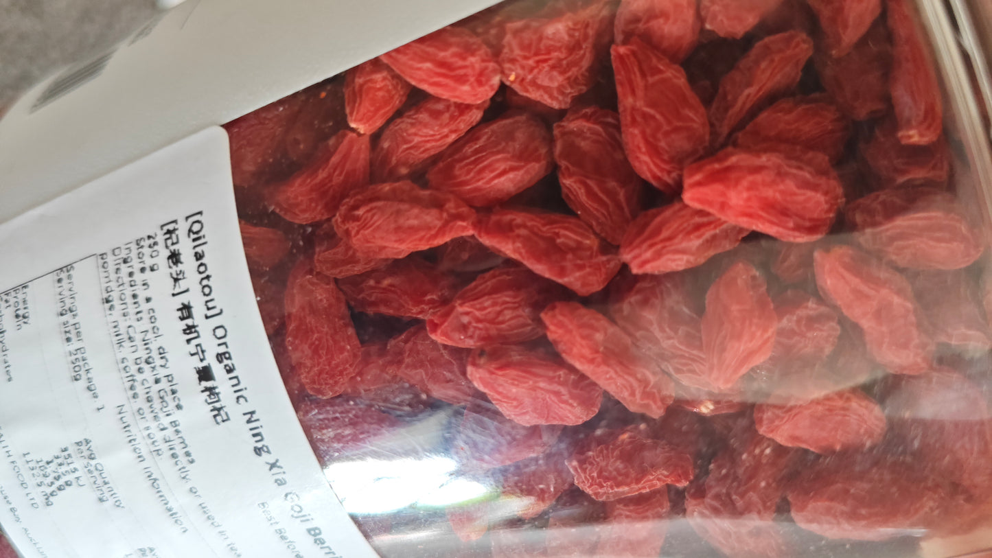 Organic Goji Berries | 有机枸杞 250g